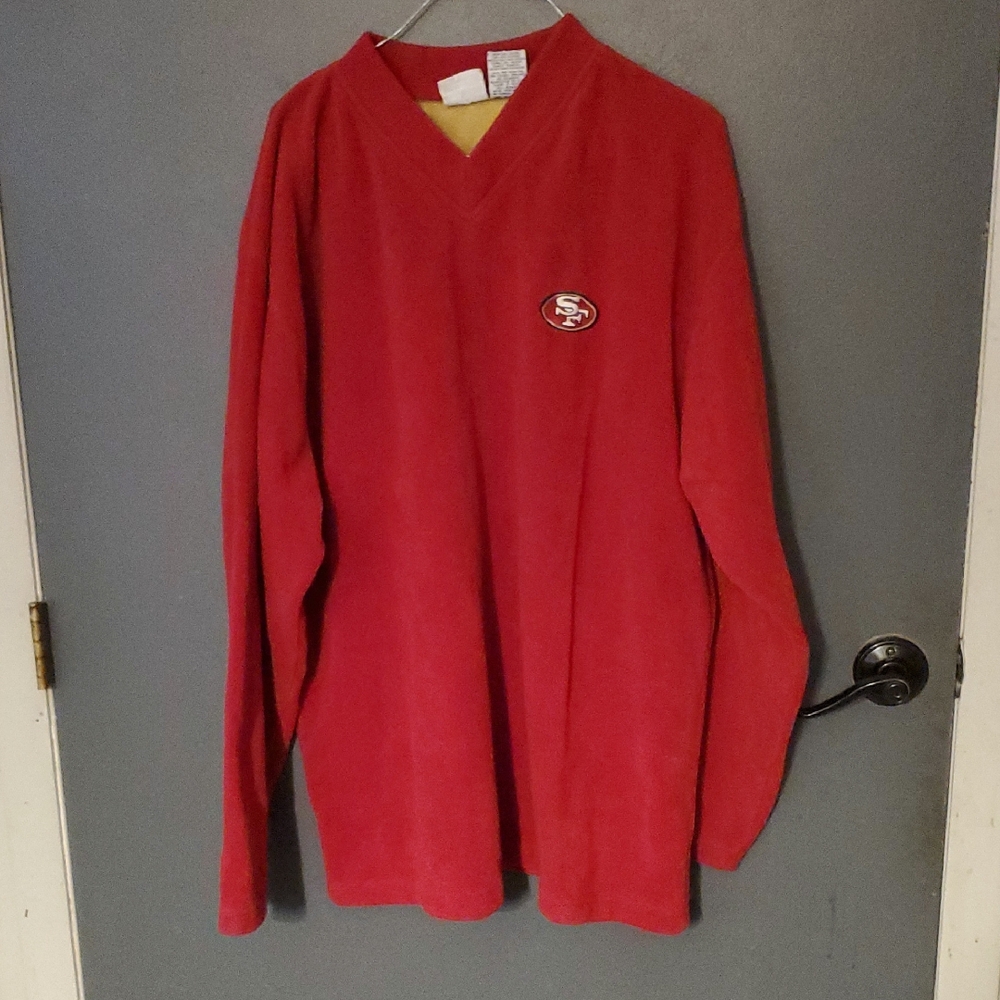 Classic SF Red V-Neck Sweater